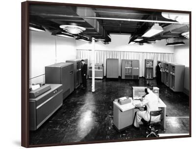 'View of New IBM Type '702' Electronic Data Processing Machine, 'Giant ...