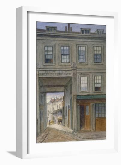 View of New Inn, Old Bailey, City of London, 1868-JT Wilson-Framed Giclee Print