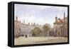 View of New Inn, Wych Street, Westminster, London, 1882-John Crowther-Framed Stretched Canvas