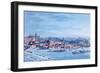 View of New Town, Prague, after 1820-J. Rattay-Framed Giclee Print