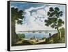 View of New York, 1801-null-Framed Stretched Canvas