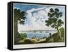 View of New York, 1801-null-Framed Stretched Canvas