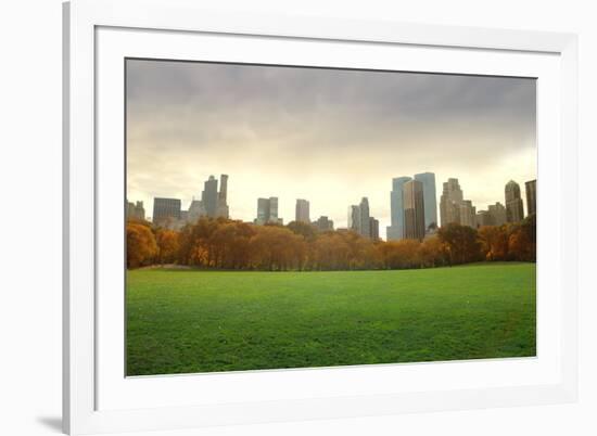 View of New York Buildings from Central Park-olly2-Framed Photographic Print