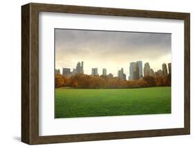 View of New York Buildings from Central Park-olly2-Framed Photographic Print