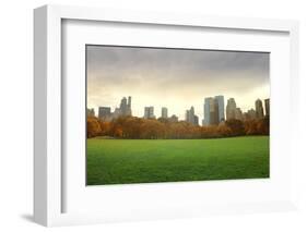 View of New York Buildings from Central Park-olly2-Framed Photographic Print