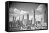 View of New York City Architecture-Philip Gendreau-Framed Stretched Canvas