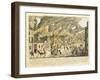 View of New York During the Great Fire of 1776; Representation Du Fue Terrible a Nouvelle York-Franz Xavier Habermann-Framed Giclee Print
