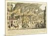 View of New York During the Great Fire of 1776; Representation Du Fue Terrible a Nouvelle York-Franz Xavier Habermann-Mounted Giclee Print