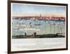 View of New York from Brooklyn Heights in 1848 from 'Old New York-null-Framed Giclee Print