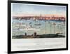 View of New York from Brooklyn Heights in 1848 from 'Old New York-null-Framed Giclee Print