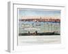 View of New York from Brooklyn Heights in 1848 from 'Old New York-null-Framed Giclee Print