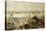 View of New York from Brooklyn Heights-John William Hill-Stretched Canvas
