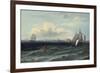 View of New York Harbor-Thomas Birch-Framed Giclee Print