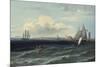 View of New York Harbor-Thomas Birch-Mounted Giclee Print