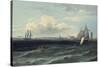 View of New York Harbor-Thomas Birch-Stretched Canvas