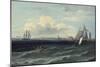 View of New York Harbor-Thomas Birch-Mounted Giclee Print