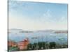 View of New York Harbour from Brooklyn Heights, C.1860-null-Stretched Canvas
