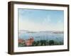 View of New York Harbour from Brooklyn Heights, C.1860-null-Framed Giclee Print