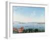 View of New York Harbour from Brooklyn Heights, C.1860-null-Framed Giclee Print