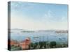 View of New York Harbour from Brooklyn Heights, C.1860-null-Stretched Canvas