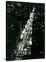 View of New York Illuminated at Night, Traffic Stretches for Miles as Cars Pour into the City-null-Stretched Canvas