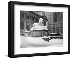 View of New York Public Library-null-Framed Photographic Print