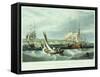 View of New York Quarantine, Staten Island, 1833-John Bachman-Framed Stretched Canvas