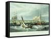 View of New York Quarantine, Staten Island, 1833-John Bachman-Framed Stretched Canvas