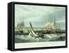 View of New York Quarantine, Staten Island, 1833-John Bachman-Framed Stretched Canvas