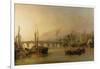 View of Newcastle from the River Tyne, with Shipping in the Foreground, 1831-Thomas Miles Richardson-Framed Giclee Print