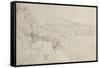 View of Nice, 1848-Edward Lear-Framed Stretched Canvas