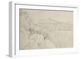 View of Nice, 1848-Edward Lear-Framed Giclee Print