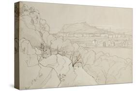 View of Nice, 1848-Edward Lear-Stretched Canvas
