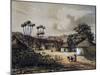 View of Nigerian Village of Muglebu, July 7, 1851-Heinrich Barth-Mounted Giclee Print