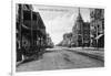 View of Nineteenth Street No. 2 - Bakersfield, CA-Lantern Press-Framed Art Print