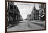 View of Nineteenth Street No. 2 - Bakersfield, CA-Lantern Press-Framed Art Print