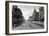 View of Nineteenth Street No. 2 - Bakersfield, CA-Lantern Press-Framed Art Print