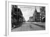 View of Nineteenth Street No. 2 - Bakersfield, CA-Lantern Press-Framed Art Print