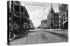 View of Nineteenth Street No. 2 - Bakersfield, CA-Lantern Press-Stretched Canvas