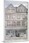 View of No 2 Blackhorse Alley, Fleet Street, City of London, 1850-James Findlay-Mounted Giclee Print