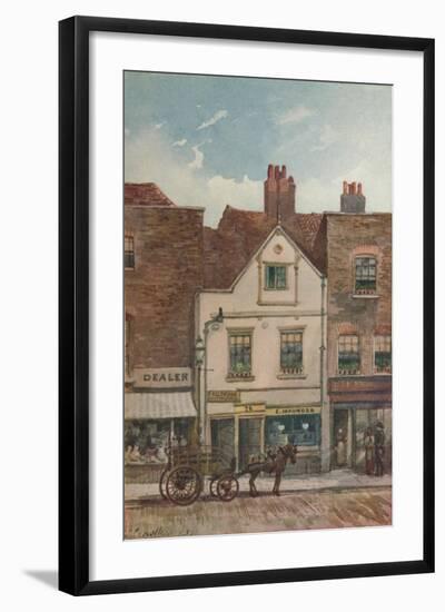 View of no 72 Cheyne Walk, Chelsea, London, 1883-John Crowther-Framed Giclee Print