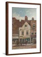 View of no 72 Cheyne Walk, Chelsea, London, 1883-John Crowther-Framed Giclee Print