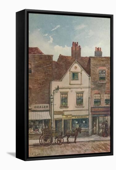 View of no 72 Cheyne Walk, Chelsea, London, 1883-John Crowther-Framed Stretched Canvas