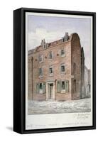 View of No 8 White Street, Moorfields, City of London, 1871-Charles James Richardson-Framed Stretched Canvas
