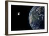 View of North America with Rise in Sea Level 330 Feet Above Average-null-Framed Art Print