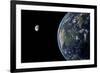 View of North America with Rise in Sea Level 330 Feet Above Average-null-Framed Premium Giclee Print