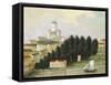 View of North Helsinki, 1888-null-Framed Stretched Canvas