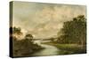 View of North Tyne River-R. Rowell-Stretched Canvas