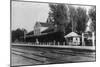 View of Northern Pacific Depot - Bismarck, ND-Lantern Press-Mounted Art Print