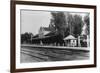 View of Northern Pacific Depot - Bismarck, ND-Lantern Press-Framed Premium Giclee Print